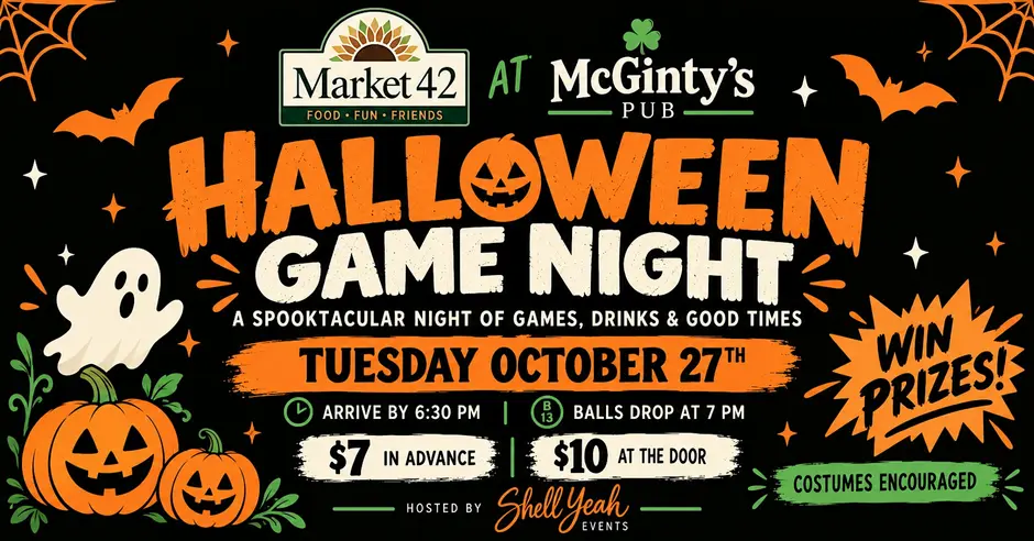 Boozy Bingo Halloween Edition